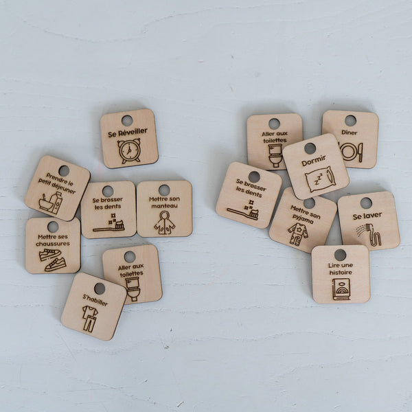 Tableau des rituels en bois personnalisé